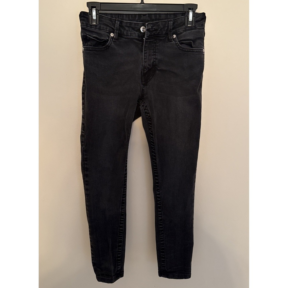 True Religion Jeans Womenโ Size 27 Black Jennie Curvy High Rise Skinny